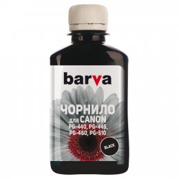 Чернила Barva Canon pg-440/pg-460 (mg2140/ts5340) Black 180 мл пигмент (c460-731) I-BARE-CPG460-180-BP