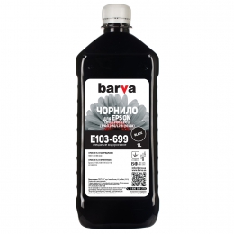 Чорнило Barva для фабрик друку Epson l1110/l3100 (103) Black 1 л (e103-699) I-BARE-E-103-1-B
