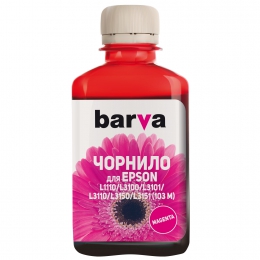 Чернила Barva для фабрик печати Epson l1110/l3100 (103) Magenta 180 мл (e103-697) I-BARE-E-103-180-M