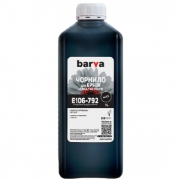 Чернила Epson 106 pb специальные 1 л, водорастворимые, фото-черные Barva (e106-792) I-BARE-E-106-1-B