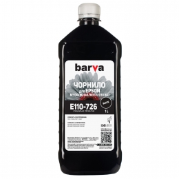 Чорнило Barva для фабрик друку Epson m1100/m3170 (110) Black 1 л пігмент (e110-726) I-BARE-E-110-1-B-P