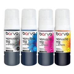Комплект чернил для Epson 112 специальные 4x70 мл, OneKey, водорастворимые, BK/C/M/Y Barva (E112-070-2MP) I-BARE-E-112-070-2MP