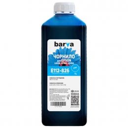 Чорнило Epson 112 c спеціальне 1 л, водорозчинне, блакитне Barva (e112-826) I-BARE-E-112-1-C