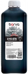Чорнило для Epson 115 pb спеціальне 1 л, водорозчинне, фото-чорне Barva (e115-878) I-BARE-E-115-1-PB