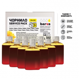 Чернила Epson t1304 специальные 10x100 мл, пигментные, желтые service pack Barva (e130y-p-1sp) I-BARE-ET1304-1SP-YP