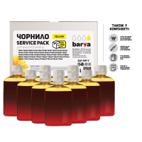 Чернила Barva Epson универсальные №1 Yellow 1 л (10x100 мл) service pack (eu1-1sp-y) I-BARE-EU1-1SP-Y