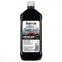 Чорнило Barva для HP серії gt/ink tank/smart tank (smart tank 500) (gt51 k/gt53 k) Black 1 л пігмент (hgt53-619) I-BARE-HGT53-1-B-P