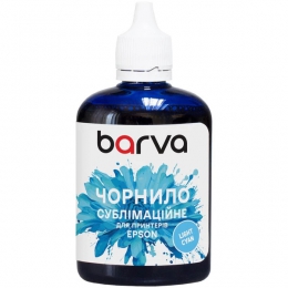 Чорнило для настільних принтерів Epson 100 мл, сублімаційне, світло-блакитне Barva (SUB-916) I-BARE-SUB-100-LC