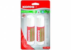 Клей-олівець Kores, основа PVP, 40г, 2 шт. в блістері K12824