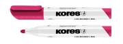 Маркер для білих дошок KORES 1-3 мм, рожевий K20832