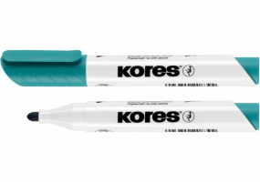 Маркер для білих дошок KORES 1-3 мм, бірюзовий K20839