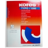 Папір копіювальний А4 TYPO/1200 Kores, 20 арк., чорний K7528942