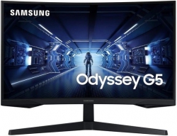 Монитор LCD 27" Samsung Odyssey G5 LC27G55T 2xHDMI, DP, VA, 2560x1440, 144Hz, 1ms, CURVED LC27G55TQBIXCI