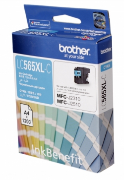 Картридж Brother MFC-J2310/J3520 XL cyan (1 200стр) LC565XLC