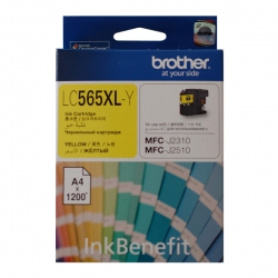 Картридж Brother MFC-J2310/J3520 XL yellow (1 200стр) LC565XLY