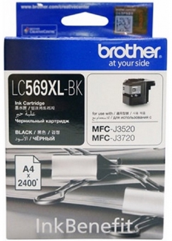 Картридж Brother MFC-J3520 XL black (2 400стр) LC569XLBK