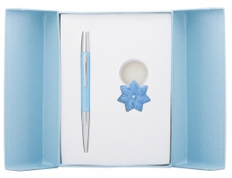 Набор подарочный "Star": ручка шариковая + брелок, синий Langres LS.122014-02