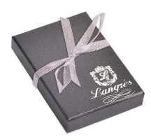 Набір подарунковий "Elegance": ручка кулькова + гачок д/сумки, чорний Langres LS.122029-01