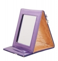 Набор подарочный "Gloss": ручка шариковая + зеркало, фиолетовый Langres