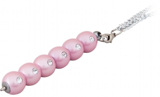 Ручка кулькова "Secret", с кристалами, розовий, в подарунковому футлярі Langres LS.401021-10