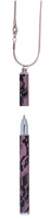 Ручка шариковая "Lace с цепочкой 70см, розовый, в подарочном футляре Langres LS.402027-10