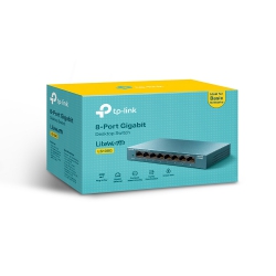 Комутатор TP-LINK LiteWave LS108G 8xGE некерований метал. корпус