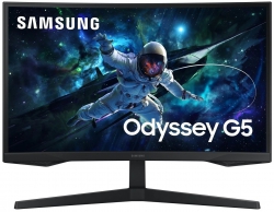 Монітор Samsung 27" Odyssey G55C 2xHDMI, DP, VA, 2560x1440, 165Hz, 1ms, CURVED LS27CG550EIXUA