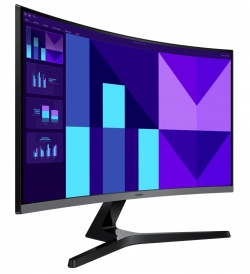 Монитор Samsung 27&quot; S27D390 D-Sub, HDMI, VA, 100Hz, 4ms, CURVED LS27D390GAIXCI