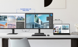 Монітор Samsung 27" S60UD HDMI, DP, USB, USB-C, MM, IPS, 2560x1440, 100Hz, 1ms LS27D604UAIXUA