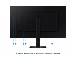 Монітор Samsung 27" S70D HDMI, DP, MM, IPS, 3840x2160 LS27D700EAIXUA