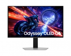 Монітор Samsung 27" Odyssey OLED G6 G60SF HDMI, DP, USB, MM, OLED, 2560x1440, 500Hz, 0,3ms LS27FG602SIXUA