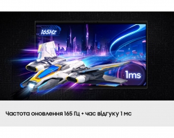 Монітор Samsung 27" Odyssey 3D G90XF HDMI, DP, USB, MM, IPS, 3840x2160, 165Hz, 1ms LS27FG900XIXCI