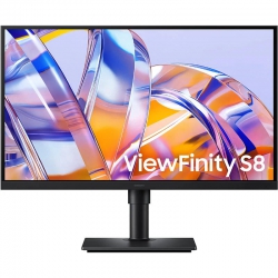 Монітор Samsung 27" ViewFinity S8  HDMI, DP, USB, USB-C, IPS, Pivot LS27H804UAIXUA