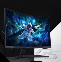 Монітор Samsung 31.5" Odyssey G55C 2xHDMI, DP, VA, 2560x1440, 165Hz, 1ms, CURVED LS32CG550EIXUA