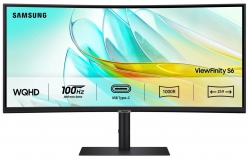 Монітор Samsung 34" S34C650 HDMI, DP, USB, VA, 3440x1440, 21:9, 100Hz, CURVED LS34C650UAIXUA