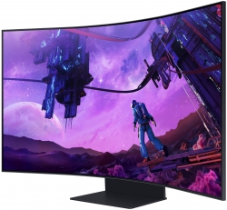 Монитор Samsung 55" Odyssey Ark 4xHDMI, USB, VA, 3840x2160, 32:9, 165Hz, 1ms, CURVED LS55BG970NIXCI