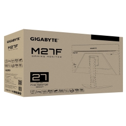 Монітор LCD GIGABYTE 27" M27F-A, 3xHDMI, DP, 2xUSB, USB-C, MM, IPS, 165Hz, 1mc, 99%sRGB, AdaptiveSync, HDR400 M27F-A-EK
