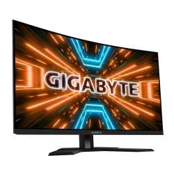 Монітор LCD GIGABYTE 31.5" M32QC, 2xHDMI, DP, USB-C (18W), 2xUSB3.0, KVM, VA, Curved, 2560x1440, 170Hz, 1ms, DCI-P3 94%, HDR400, FreeSync M32QC-EK