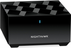 WiFi-система NETGEAR Nighthawk MK63 AX1800 WiFi 6, MESH, 1xGE LAN, 1xGE WAN, чорн. кол. (3шт.) MK63-100PES