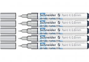 Маркер металік Schneider Paint-It 0,8 мм срібний ML01001007