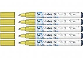 Маркер металлик Schneider Paint-It 0,8 мм желтый ML01001063