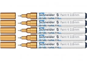Маркер металлик Schneider Paint-It 0,8 мм золотой ML01001066