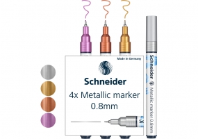 Набор маркеров металлик Paint-It 0,8 мм 4 шт. SCHNEIDER ML01011501