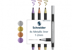 Набір лайнерів металік Schneider Paint-It 1-2 мм 4 шт. ML02011501