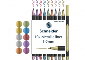 Набір лайнерів металік Schneider Paint-It 1-2 мм 10 шт. ML02011503