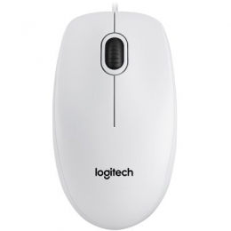 Мышь Logitech b100 optical USB white (910-003360) MOU-LOG-B100-USB-W