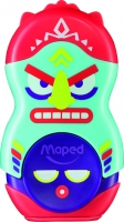 Чинка з контейнером та ластиком Loopy Fancy Totem, 1 отв., дисплей Maped MP.049131