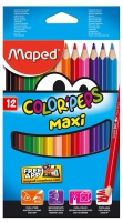 Олівці кольорові COLOR PEPS Jumbo, 12 кольорів Maped MP.834010