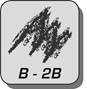 Олівець графітовий BLACK PEPS 2B, з гумкою, коробка з підвісом Maped MP.851722