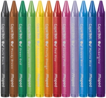 Мел восковая COLOR PEPS Wax Crayons, 12 цв. Maped MP.861011